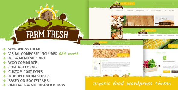 Organik Tarım Çiftlik Web Sitesi Örnekleri