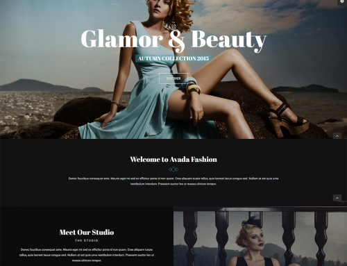 Moda Tasarım Web Sitesi Örneği